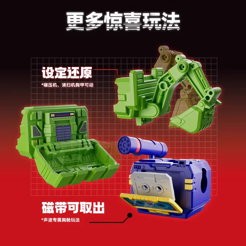 Original Blokees Hero Transformers Galaxy Version Vol.3 Blind Box Soundwave Assembly Model Peripheral Collection Toys Kids Gifts - Image 5