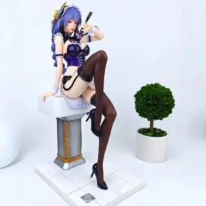 Genshin Impact Raiden Shogun Action Figure - Raiden Ei Collectible Figurine Beelzebul Statue Model Doll for Home Decor Xmas Gift