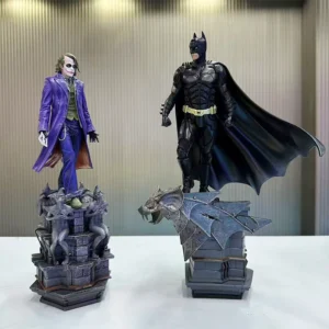 30cm Dc Batman Deluxe Art Scale 1/10 Dark Knight Rise Gk Scene Resin Statue Model Handmade Model Desktop Ornament Gifts ﻿
