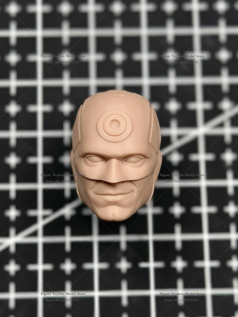 1/12 Bullseye Man Figure Comic Villain Unpainted Head Sculpt Model Toys Accessory For 6" Ml Shf Mezco Figure Body Customization - Image 14