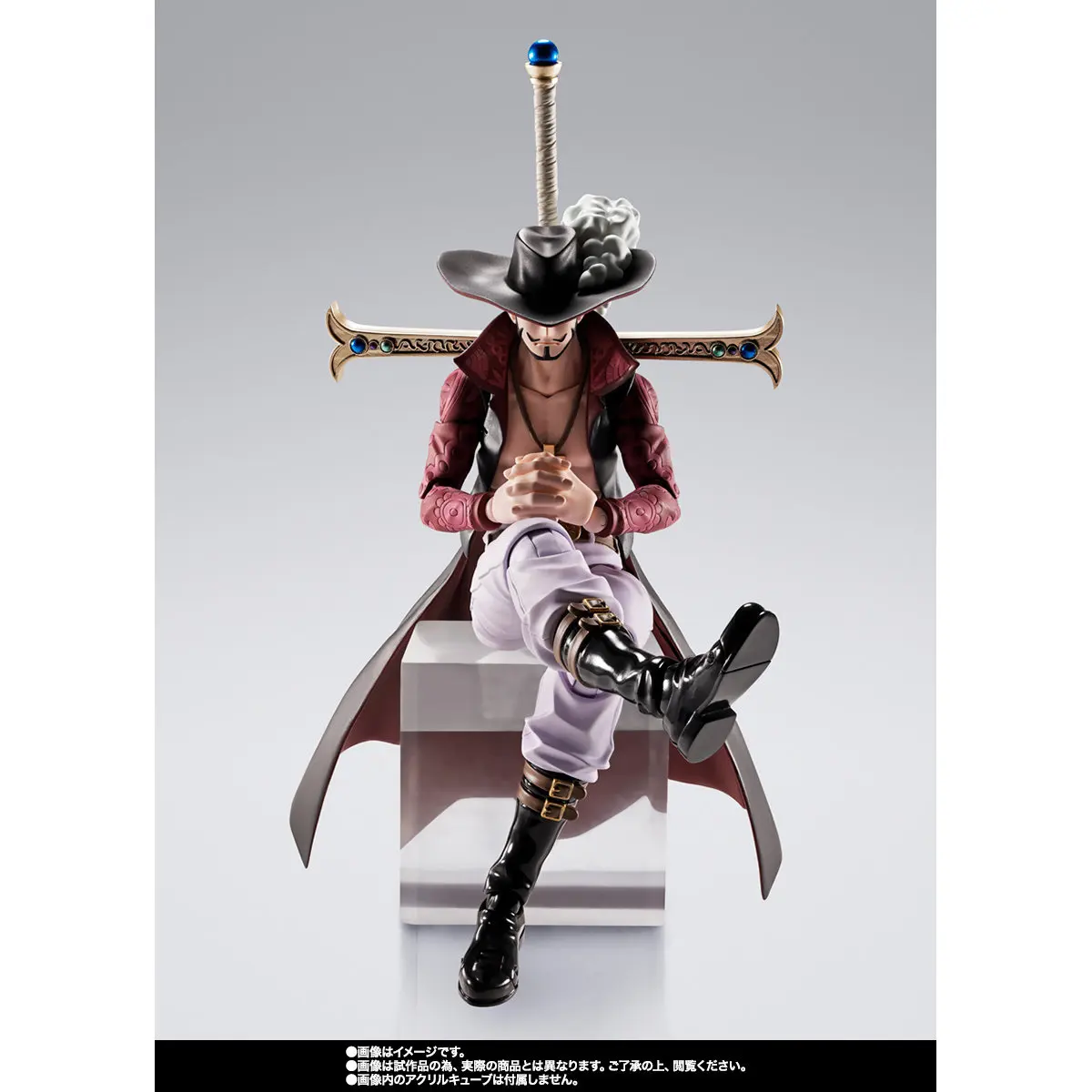 Bandai Shf Borsalino Action Figures One Piece Anime Toys Dracule Mihawk Action Model Doll Original Box in Stock - Image 3