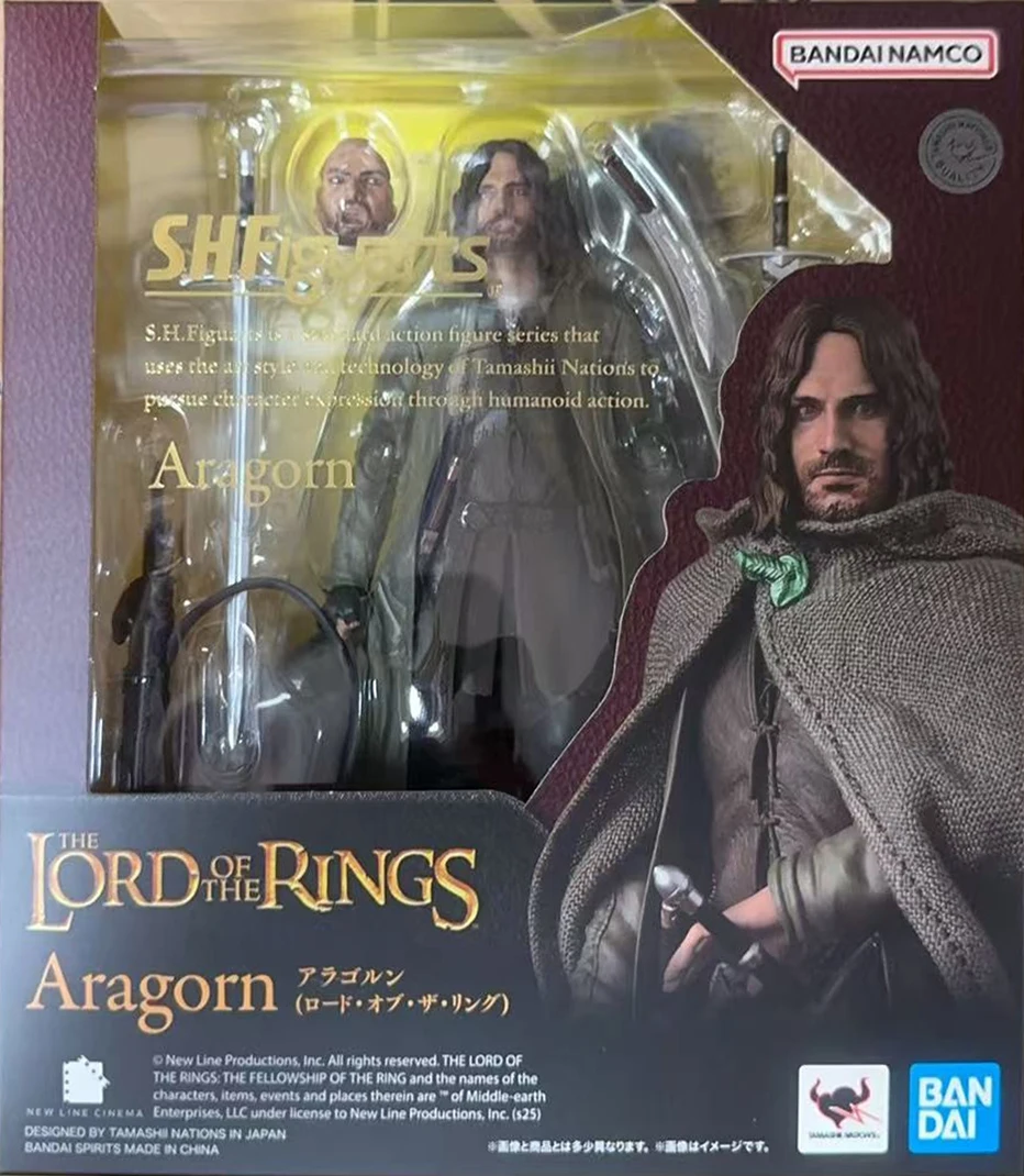 In Stock Bandai S.H.Figuarts Aragorn (Lord of The Rings) Frodo Baggins & Gollum (Lord of The Rings) Premium Gift Model - Image 7