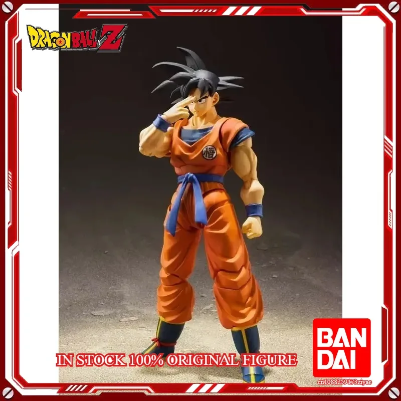 Original Bandai Dragon Ball Z SHF Son Goku 2.0 S.H. Figuarts A Saiyan Raised On Earth Action Figure Model Toys In Stock - Image 3