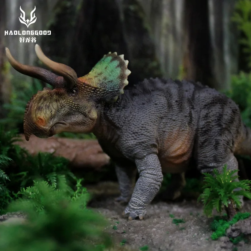 HaoLongGood Nasutoceratops titusi Triceratops Dinosaur Model Toys 1/35 - Image 3