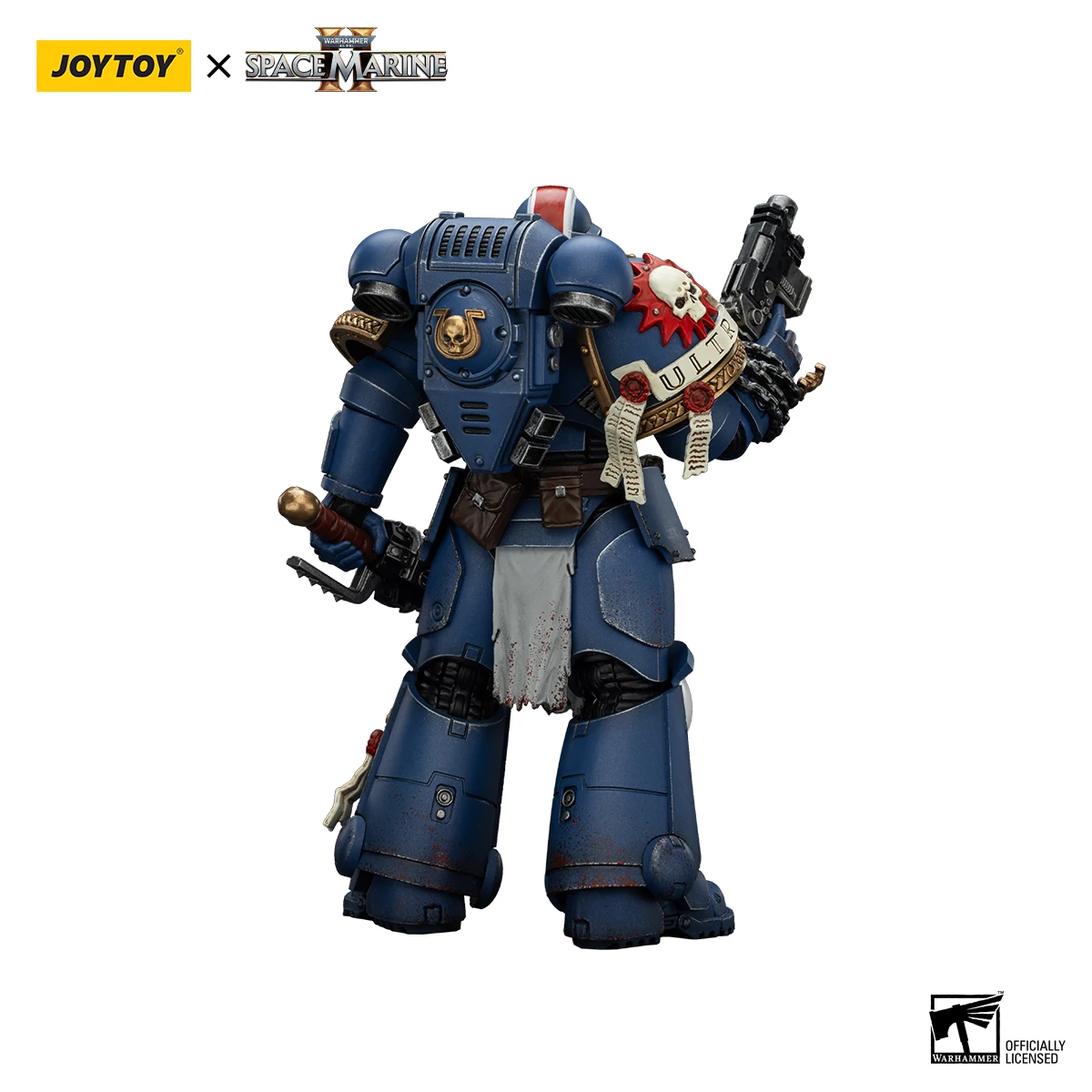 JOYTOY Warhammer 40k 1/18 Action Figures 12.8cm Ultramarines Lieutenant Titus-Collectors Edition - Image 3