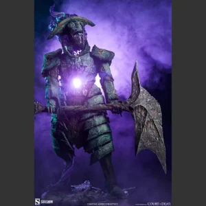 Sideshow 300758Court of the Dead Fallen Mortis Knight Statue Figure Model Toys59CM Collection Scene Decoration
