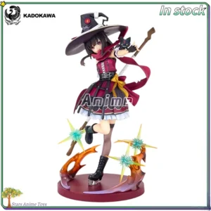 Original KADOKAWA KDcolle Kono Subarashii Sekai Ni Shukufuku O! Megumin 10th Anniversary Dress Ver Model Animation Figure Toys