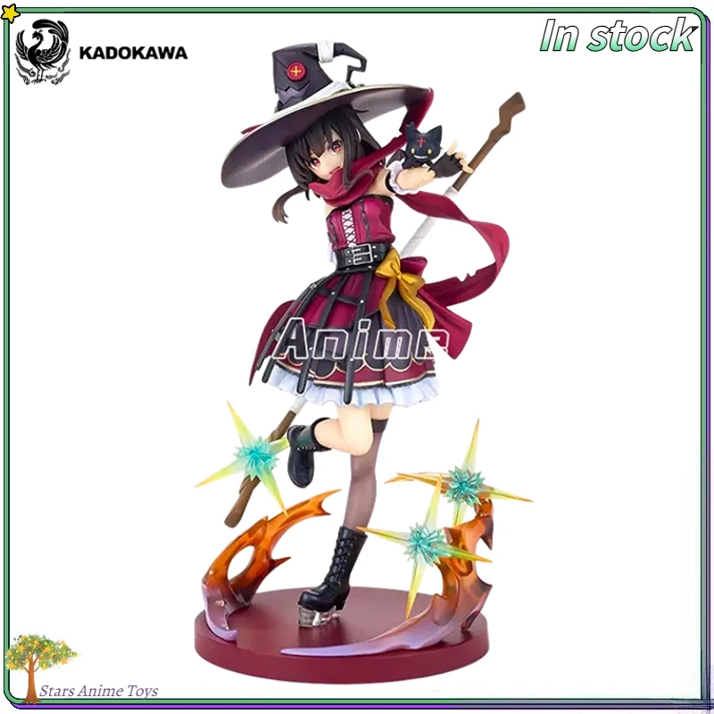 Original KADOKAWA KDcolle Kono Subarashii Sekai Ni Shukufuku O! Megumin 10th Anniversary Dress Ver Model Animation Figure Toys