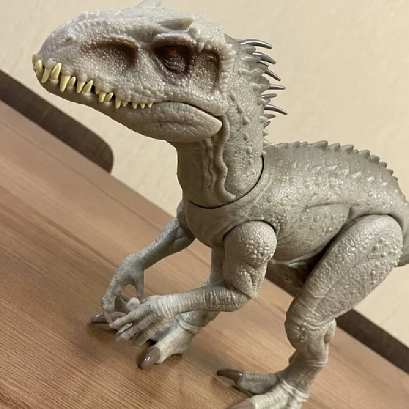 Mattel Jurassic World Indominus Rex Dinosaur Model Camouflage Attack Action Figure Realistic Light&Sound Emission Kids Toy Gift - Image 4