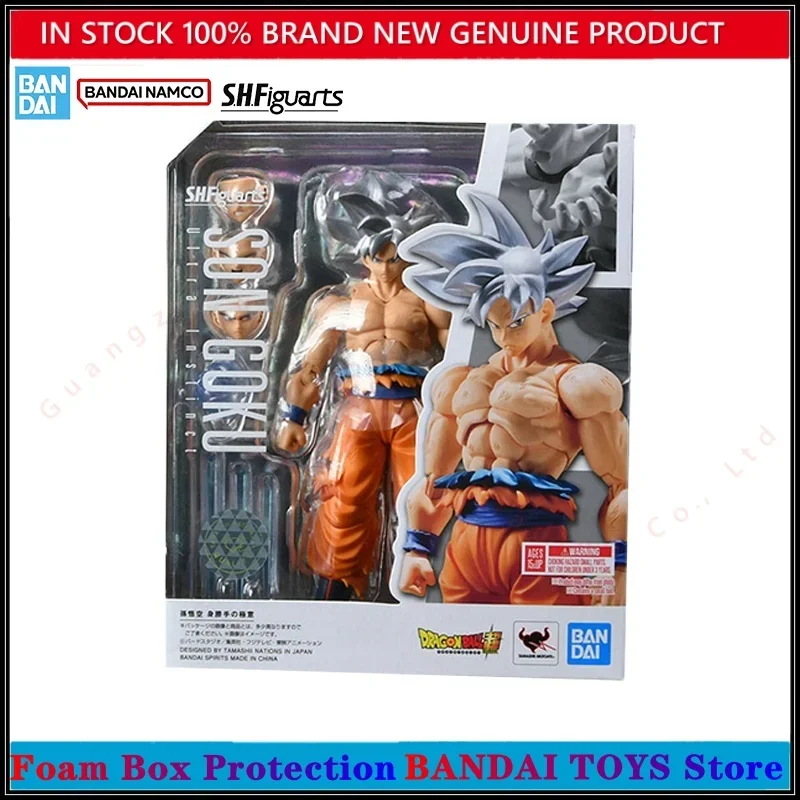 In Stock 100% Original Bandai Dragon Ball Z S.H.Figuarts Super Saiyan God Blue Son Gokou SHF Son Goku Blue Action Figure Model - Image 6
