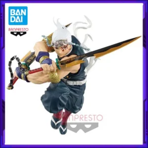In Stock Bandai Original Banpresto Demon Slayer VIBRATION STARS Uzui Tengen Anime Action Figure Model Figures Toys