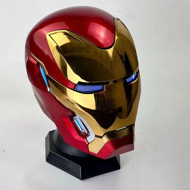 Spot Iron Man Mk5/Mk50 Cosplay Helmet 1:1 Scale Electric Open/Close Feature English Voice Control Collectible Toy For Adults