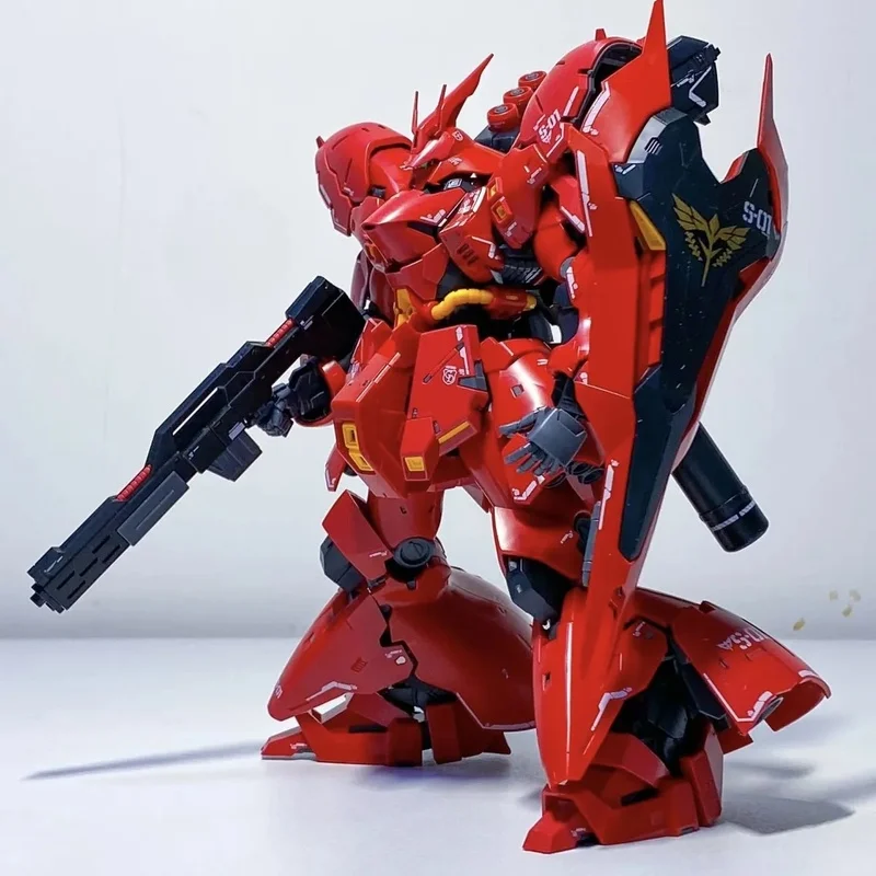 RG 1/144 Sazabi Assembly Model Kit Action Figures Plastic Model Toys Comes With Water Decals Desktop Ornament Boys Collect Gifts - Image 6