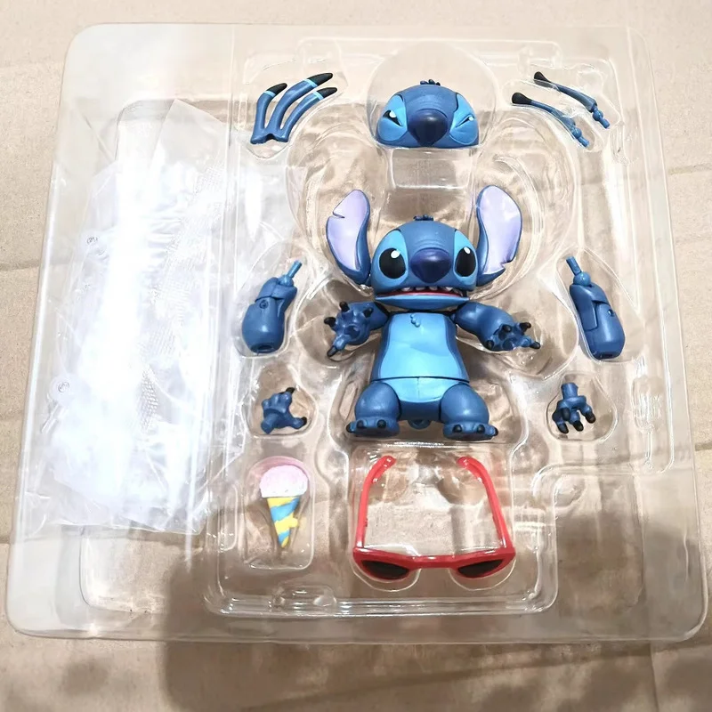 Kaiyodo Revoltech Stitch Action Figure - Joint Mobile Model Kit Toy Collection Decorative Figurine For Children Gift - Image 6