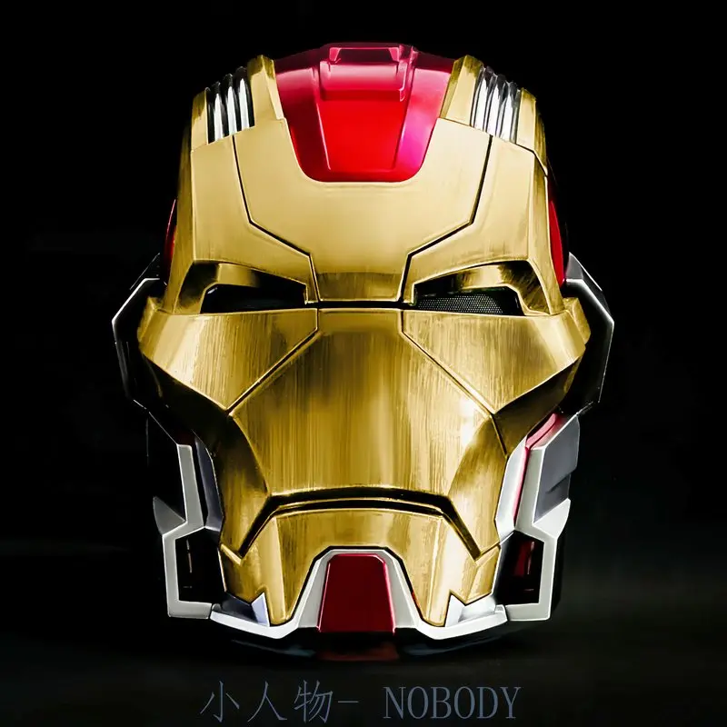Marvel Iron Man Mk17 1:1 Wearable Cos Mask Voice-Activated Deformation Helmet Movies Derivatives Model Kid Toy Surprise Gift Boy
