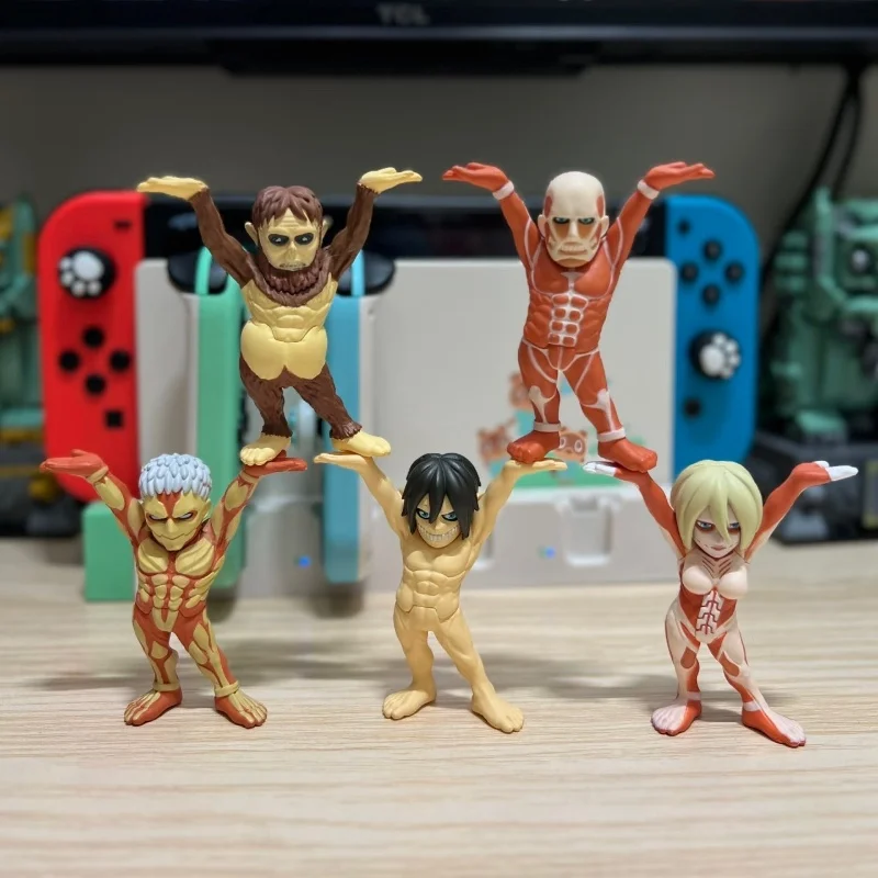 Attack on Titan Figures Shingeki No Kyojin The Female Titan Anime Action Figure Penholder Kawaii Model Toy for Kids Gifts - Image 3