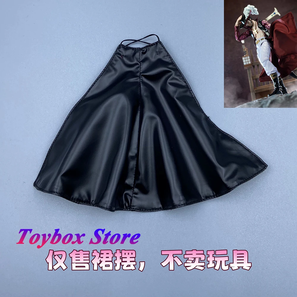 No Doll 1/12 Sea Hunter Man Action Figure Mini Stand Collar Hemline Cloak Toys Accesory For 6" Shf Dracule Mihawk Soldier Body