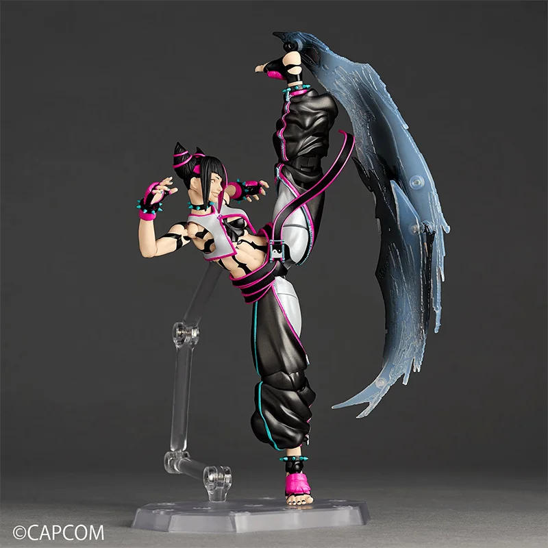 In Stock Kaiyodo Revoltech Amazing Yamaguchi Han Juri Street Fighter 4 Action Figure Toy Model Gift - Image 5
