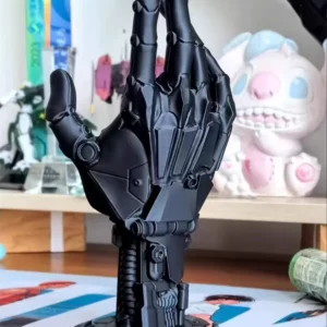 Cyberpunk Silverhand Mechanical Hand, Gaming Controller Holder Stand Modern Home Decor Statue for Coffee Table, Living Room