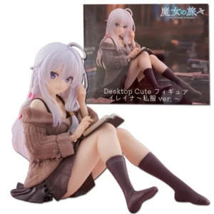 THE JOURNRY OF ELAINA Anime Figure Elaina Action Figures Desktop Cute Decorations Simple Style Kawaii Girl japanese Dolls 10cm