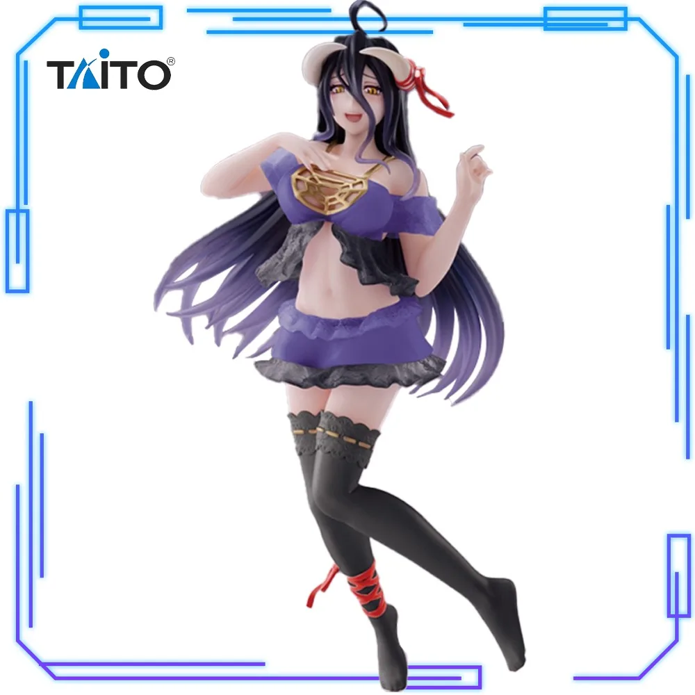 in Stock TAITO Original Genuine Coreful Figure Overlord IV Albedo Nightwear Ver Renewal 18cm Collections Models Anime Toy Gift - Image 7