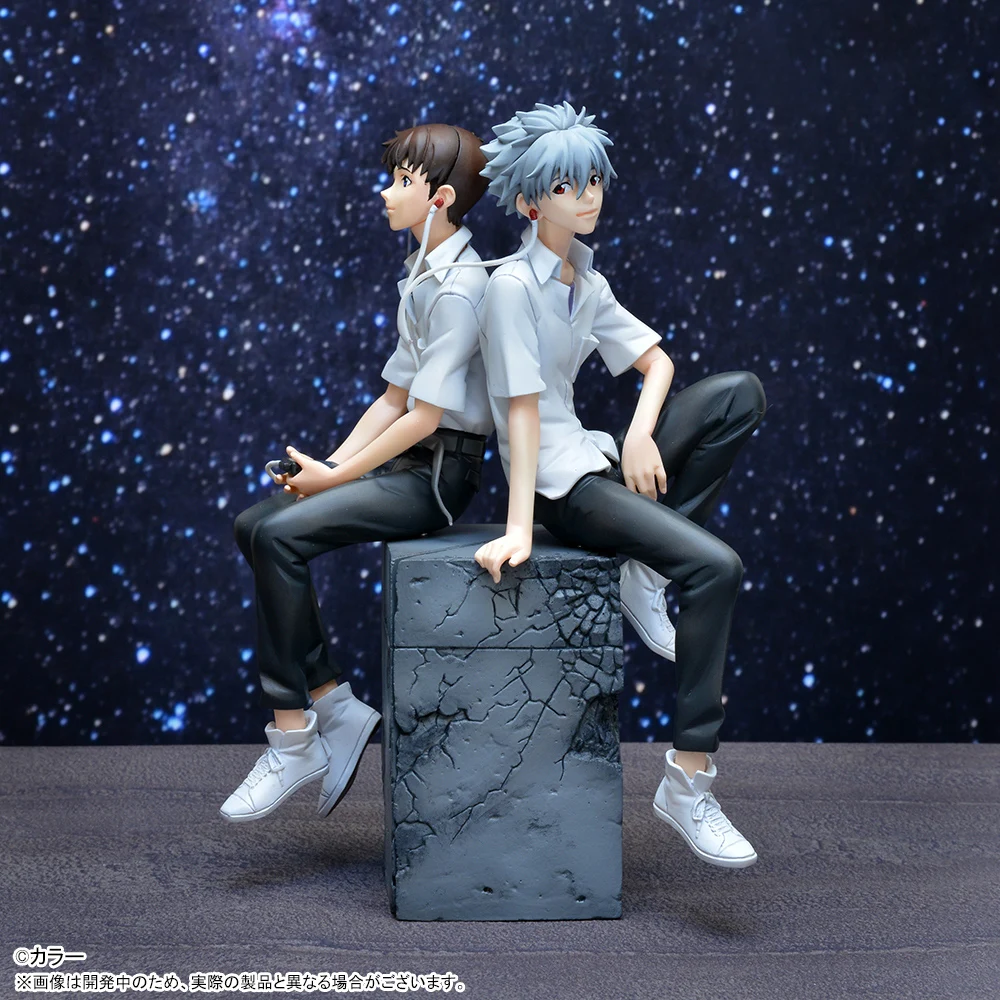 Original SEGA EVA Ikari Shinji Nagisa Kaworu PVC Anime Figures Action Figure Model Toys