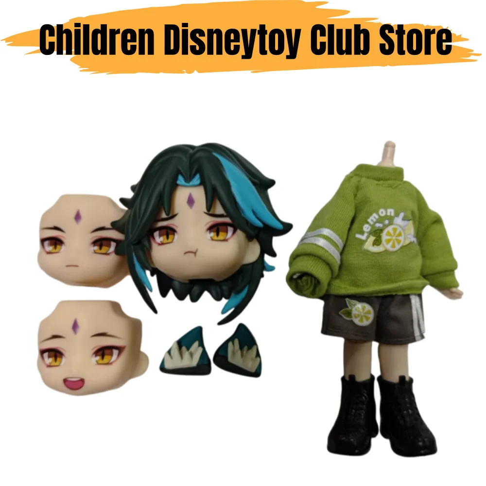 Ob11 1/12 Genshin Impact Anime Xiao BJD Model Doll Action Figure Model Figurine Decoration Toys Dinosaur costume - Image 11