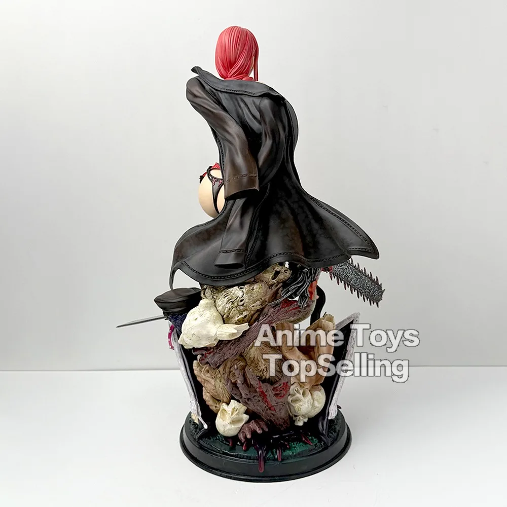 46cm/18.11in Anime Chainsaw Man Figure Makima Action Figures Pvc Statue Desktop Ornamen Collection Model Toys Gifts - Image 5