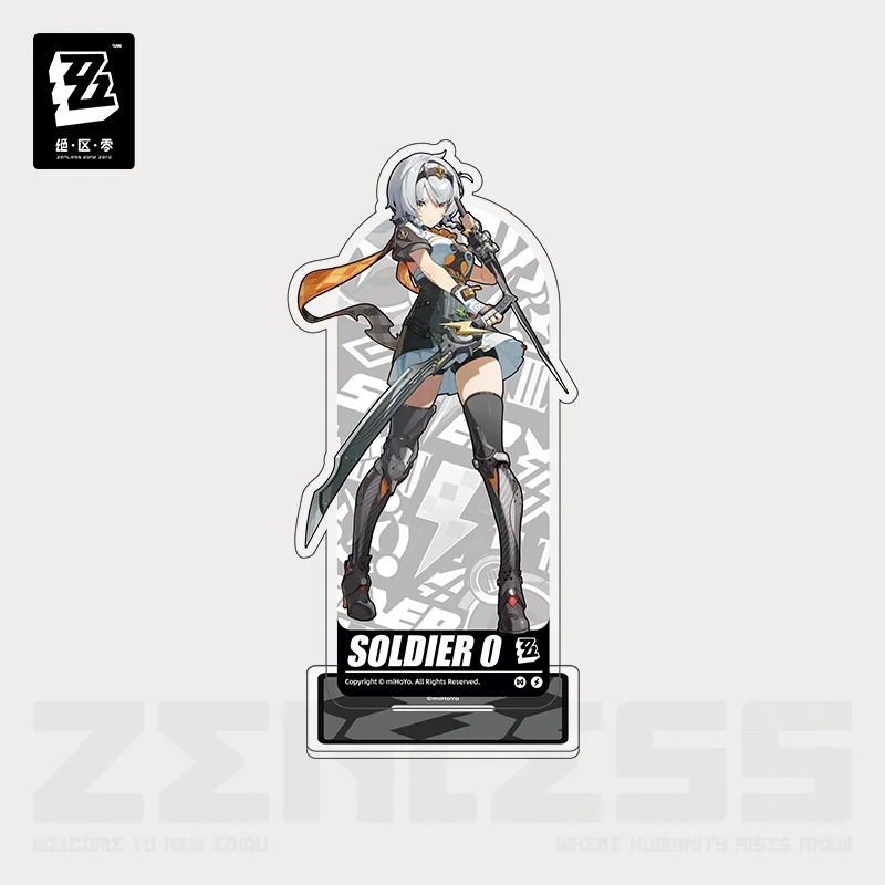 Sunsyea Zenless Zone Zero Official Merch miHoYo Original LH Series Acrylic Stand Badge Unknown Camp Jane Doe Soldier 0 - Image 6