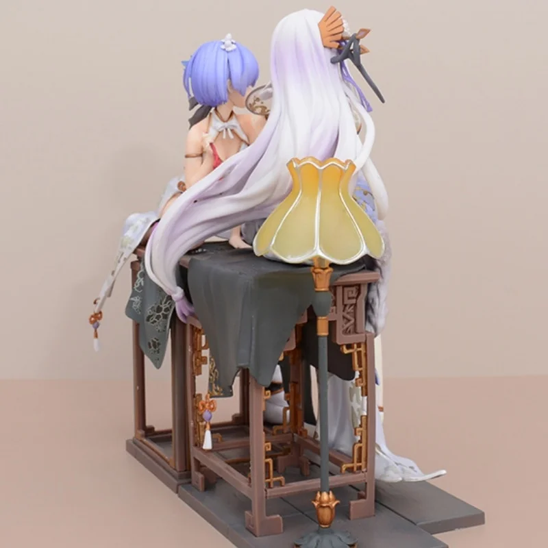 Re:life In A Different World From Zero Rem Emilia Chinoiserie Clothing Figure Model Collection Desktop Decoration Ornament Gifts - Image 4
