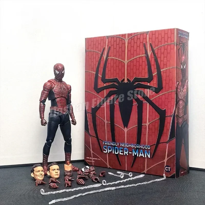 CT Toys Mafex 186 Scarlet Spider Action Figure Comic Wolverine Spiderman Figure Collection Shf The Amazing Spider-Man Model Toys - Image 18