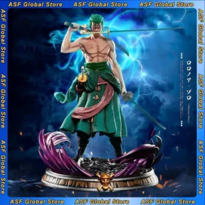 35cm ONE PIECE Anime Figure Roronoa Zoro Statue Collection Action Figurine Gift Model Doll Collection Statue Children Gift Toys
