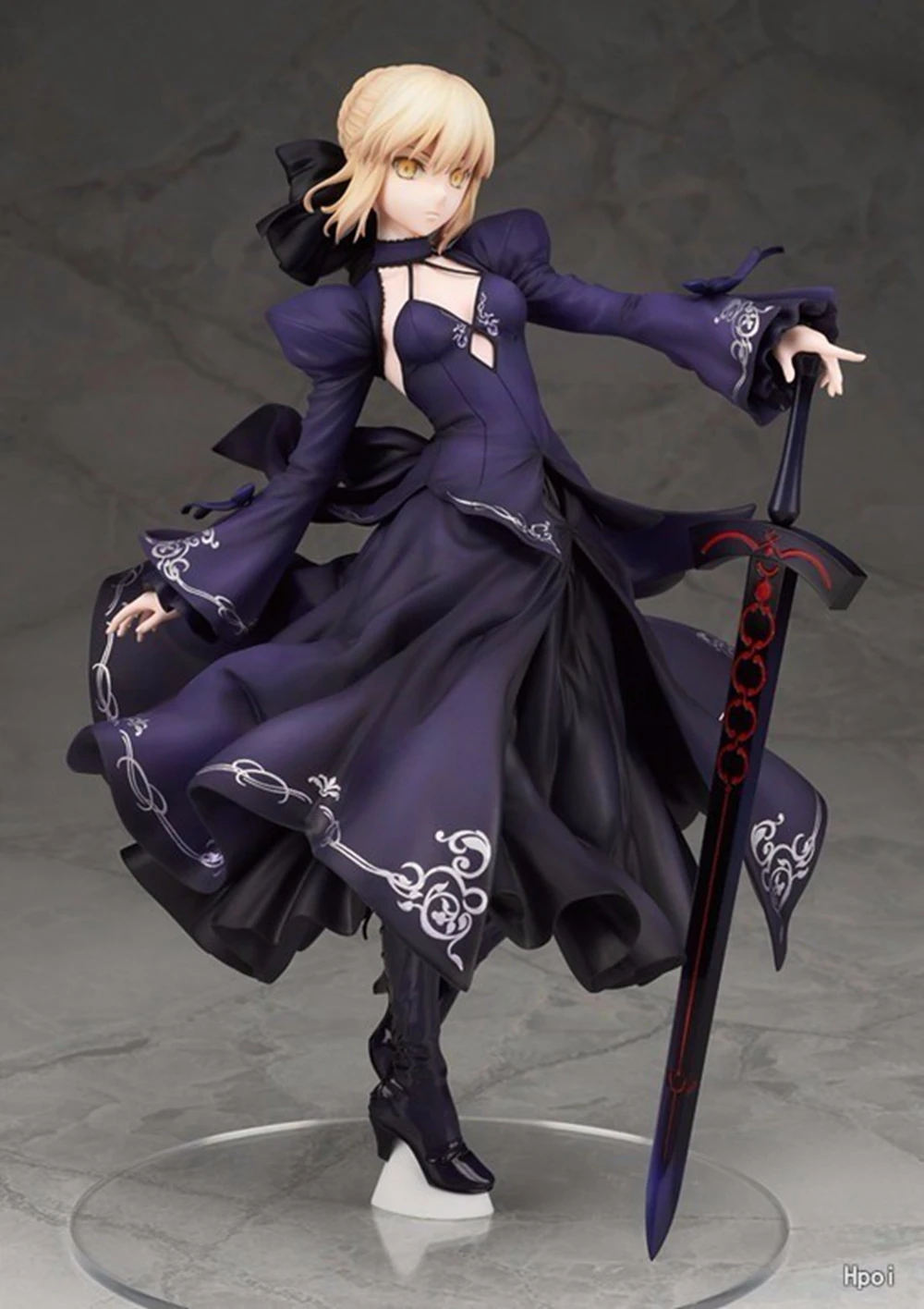23CM Anime Gekijouban Fate/stay night Heaven's Feel Altria Pendragon Black Dress Up Saber Alter Model Toy Gift Action Figure PVC - Image 3