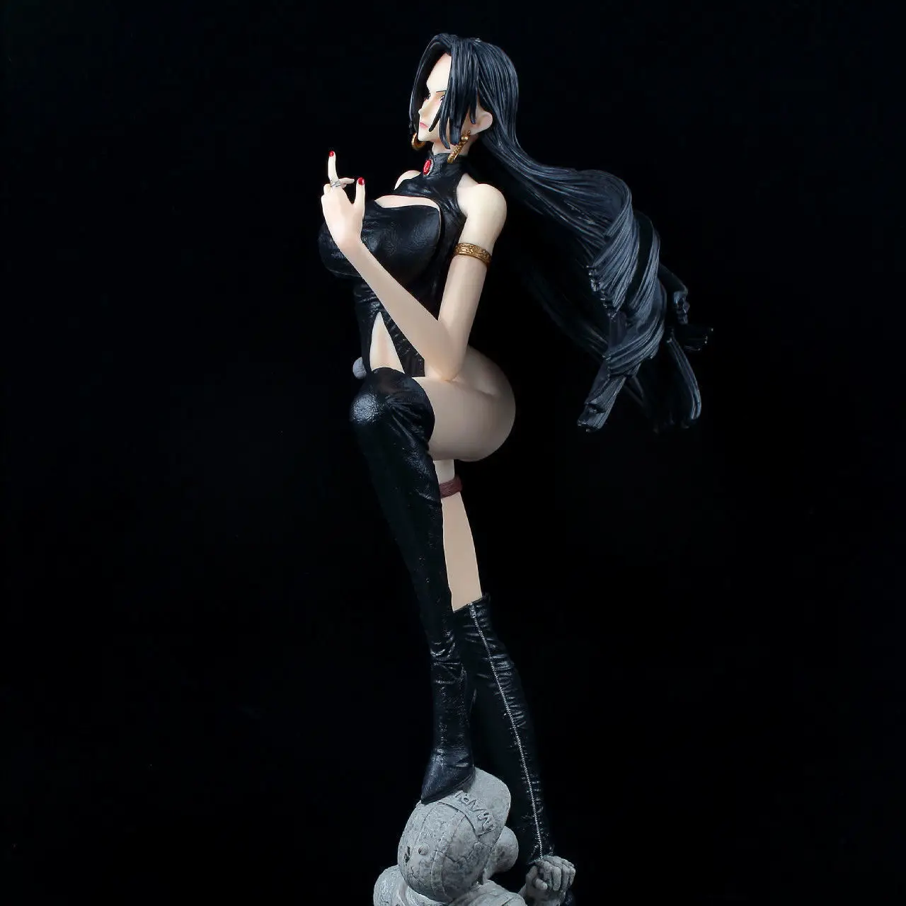 48cm One Piece Hancock In Tights Standing Position Anime Girl Figure Model Gk Statue Collection Desktop Decoration Ornament Toys