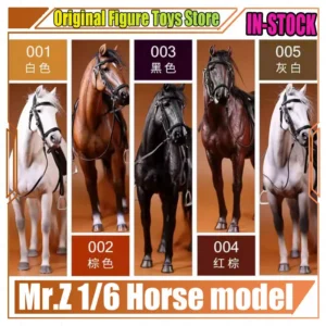 1/6 Mr.Z Hanoverian Warmblood Horse Model High-Grade Simulation Collectible Action Figure Military Mounts War Horses Decor Gifts