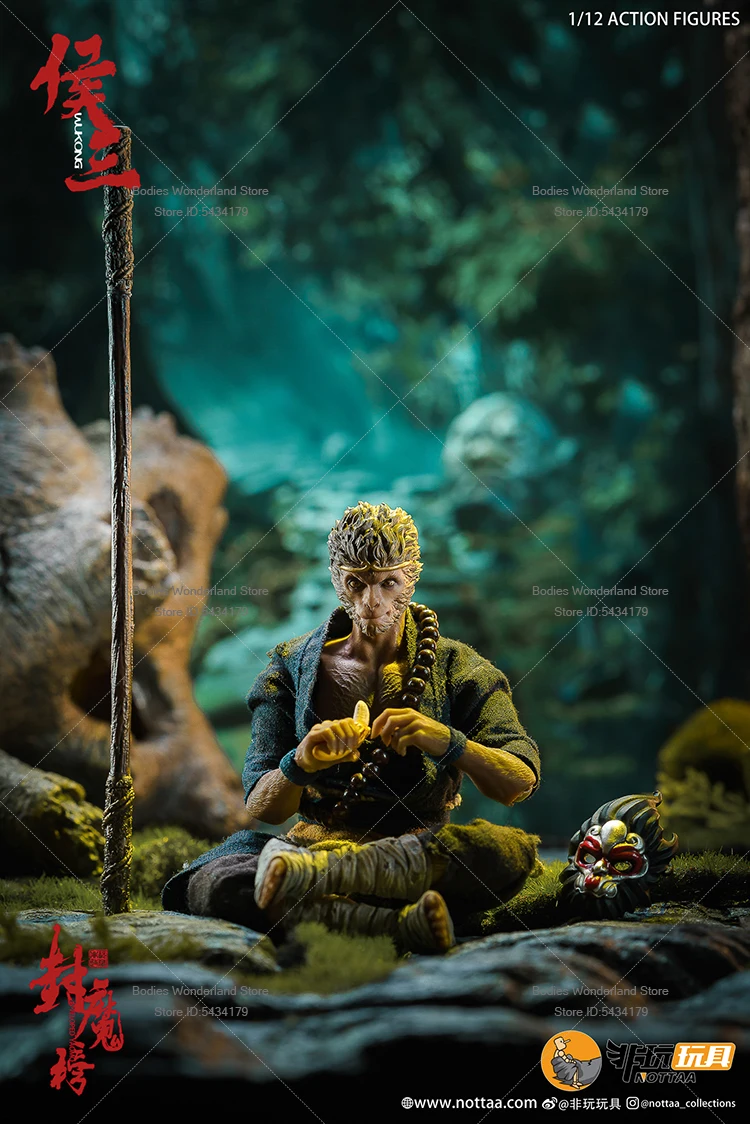 In Stock Nota 1/12 Scale Male Soldier Black Myth Wukong Anime Hou San Deluxe Edition 6Inch Action Figure Doll Collection - Image 5