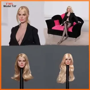 GACTOYS GC047 1/6 Scale Female Soldier Head Sculpt Carved Model for 12 inches Action Figure Body In Stock