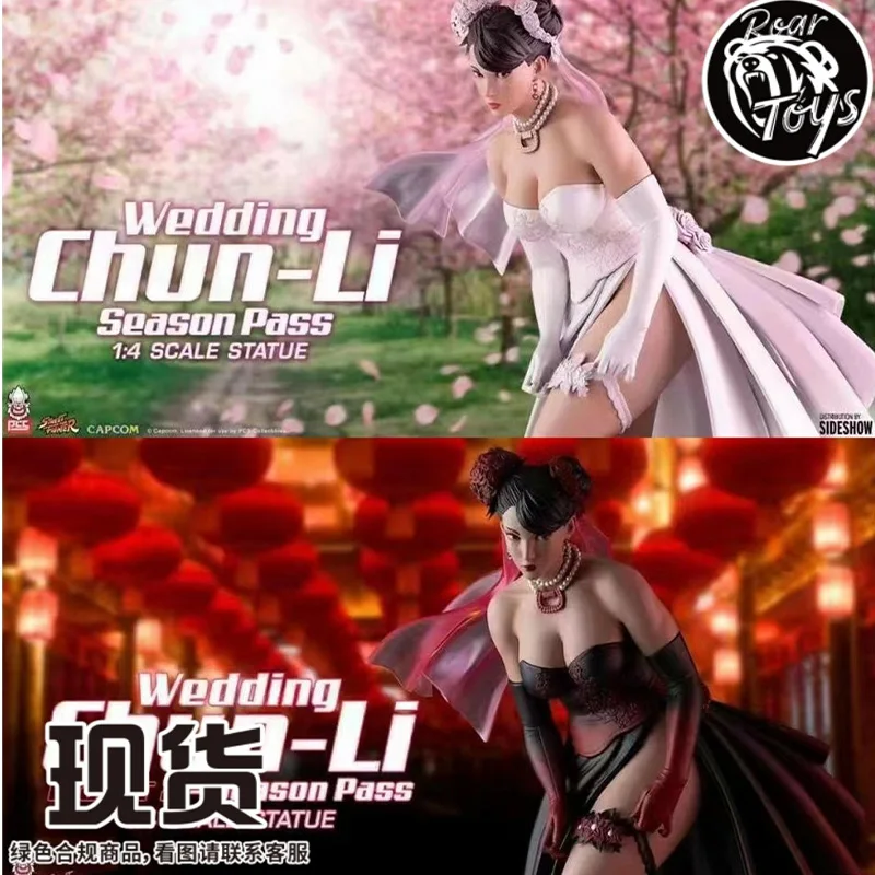 Sideshow x PCS 909386 1/4 Scale Wedding Chun-Li Statue Street Fighter CAPCOM Season Pass Premium Collectible Display