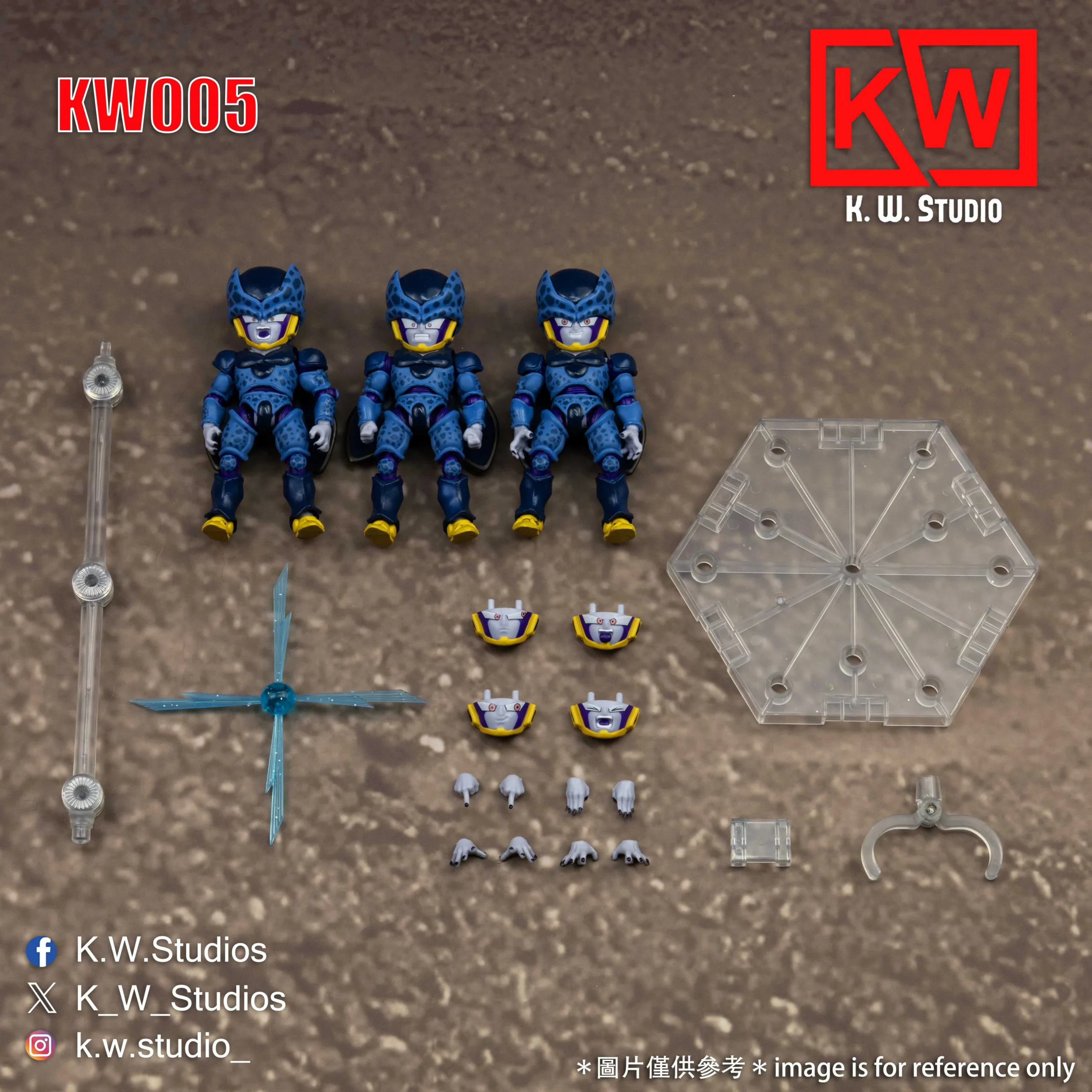 In Stock Original Kw Studio Kw005 Kw005p Dragon Ball Cell Shf Tiny Monster Accessories Pack Anime Action Figure Model Toy Kid - Image 7