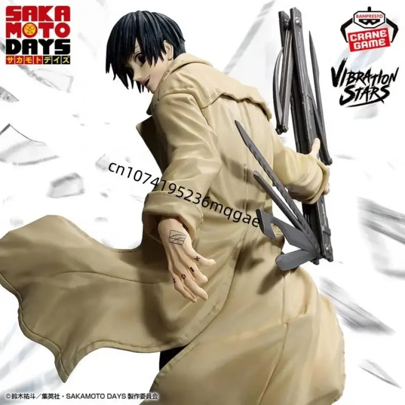 Bandai SAKAMOTO DAYS Sakamoto Taro SHIN ASAKURA LU SHAOTANG Anime Action Figures Model Collections Osaragi Ornaments Gift