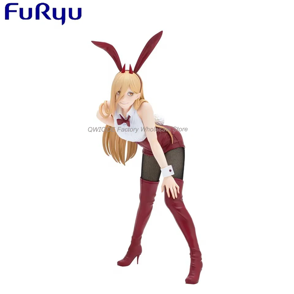 Original Genuine FuRyu BiCute Bunnies 25cm Power Bunny Girl Anime Figure Toys Gifts For Boy Wholesale QWIOOE Wholesale