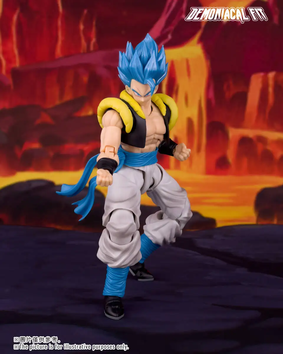 IN STOCK Demoniacal Fit Dragon Ball Z Gogeta Figure SHF Hero Waltz Gogeta The Supreme Dance Super Saiyan Trunks Action Toy Gift