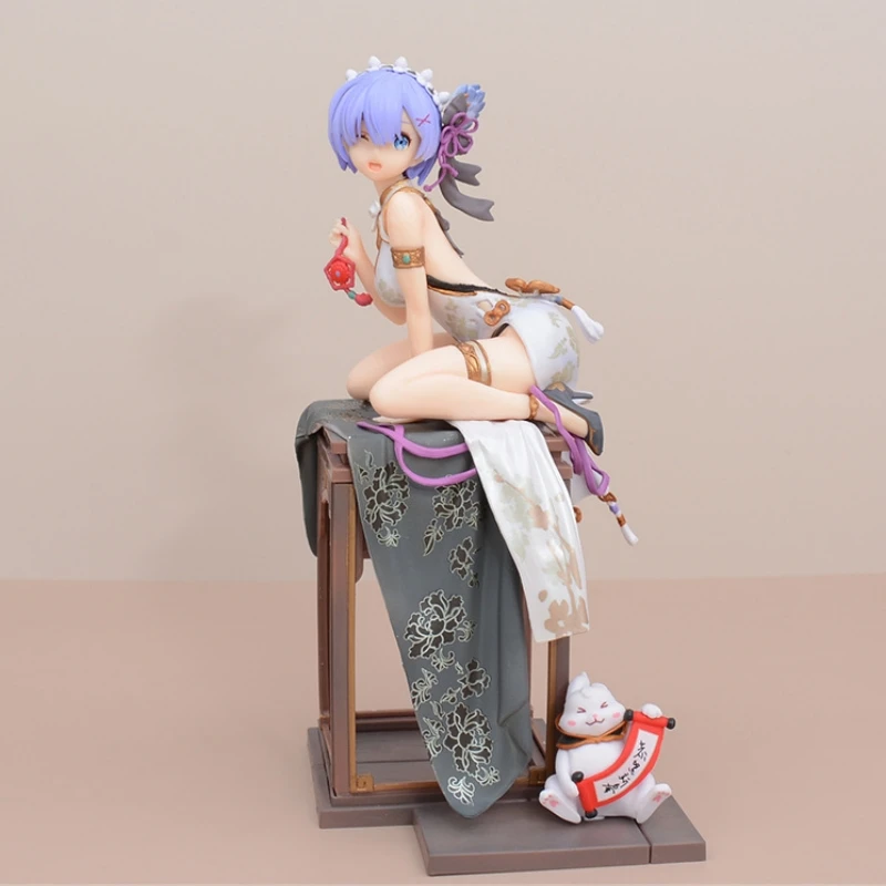 Re:life In A Different World From Zero Rem Emilia Chinoiserie Clothing Figure Model Collection Desktop Decoration Ornament Gifts - Image 7
