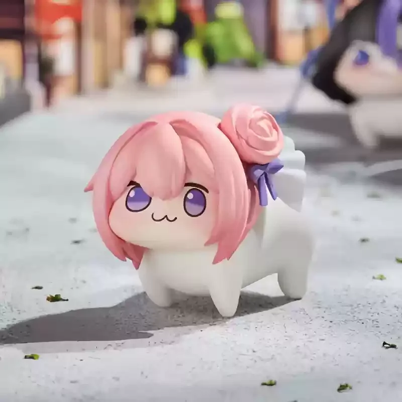 NIKKE Goddess of Victory Doro Chibi 6pcs Figure Set - Car Dashboard Decor, Trendy Anime Collectible for Fans - Image 6