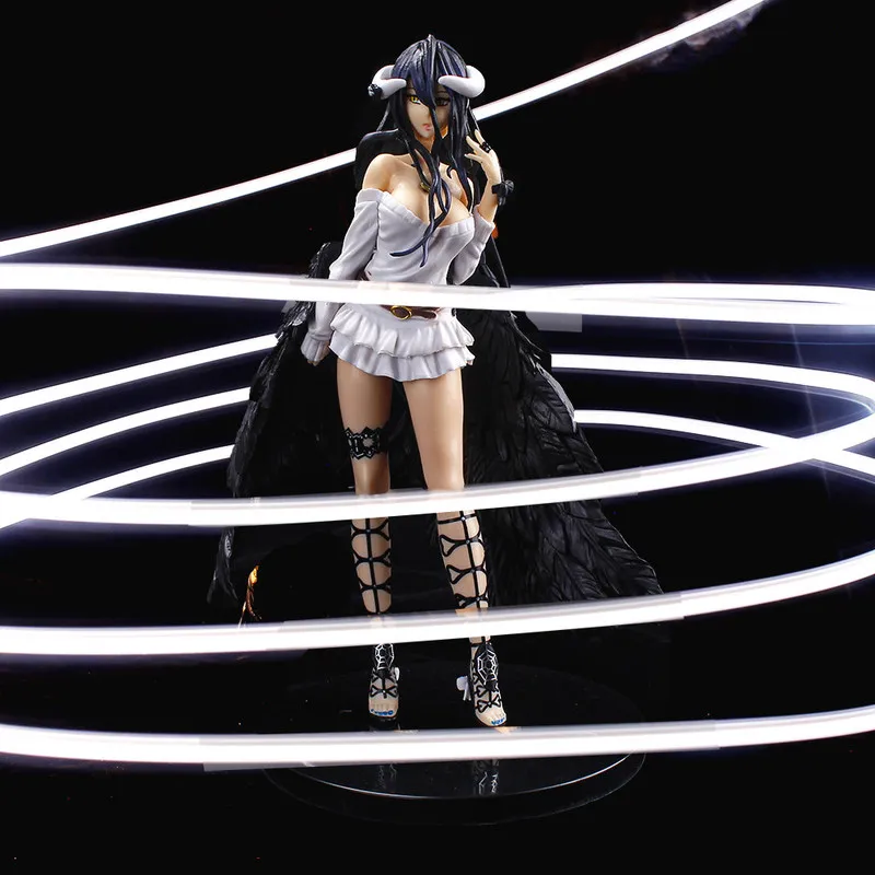 21cm Overlord Albedo Articulated Action Figure Anime Merchandise Otaku Pc Case Ornament Model Figurine Desktop Decoration Gift