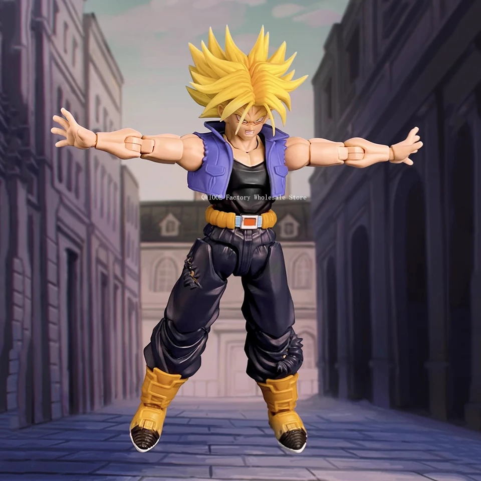 Original Genuine Demoniacal Fit Dragon Ball Z Shf Super Saiyan Action Figure Trunks Figures Toys Gifts For Boy Wholesale QWIOOE - Image 5