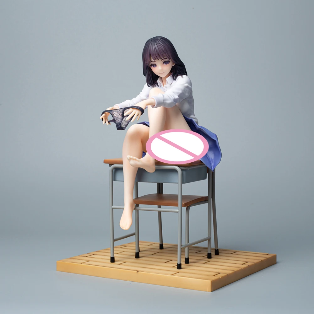 Lovely Anime Sexy Girl Fūka After Class JK Campus Style 1/6 PVC Action Figure collectible Model Doll Toys Gift