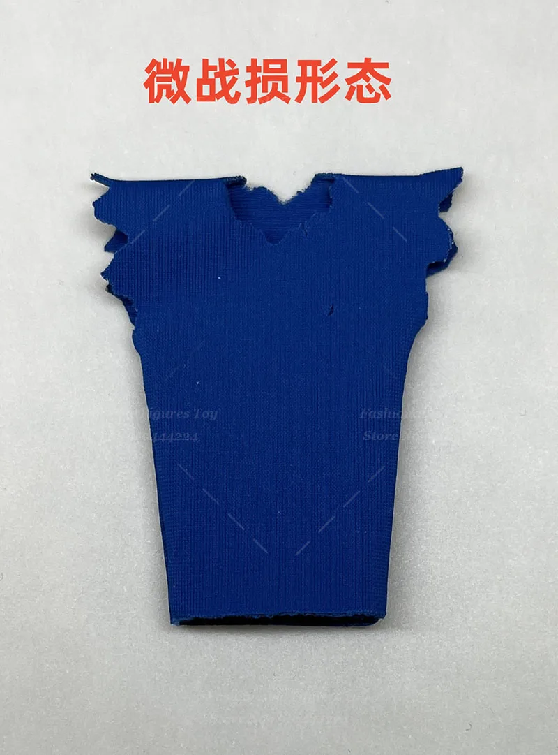 SHF 1/12 Men Soldier Vest Super Saiyan 3 Goku Son Goku Dragon Ball Battle Damaged Top T-Shirt Fit 6Inch Action Figure Body - Image 8