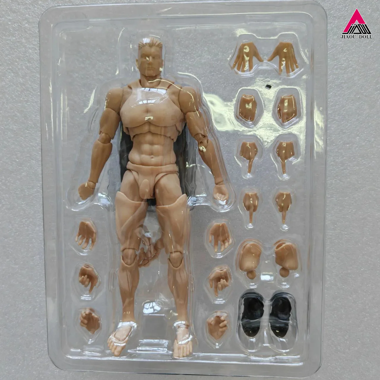 1/12 Scale Male Super Flexible Joint Body 16cm White Yello Black Action Figure Muscle Articulated Body Doll - Image 7