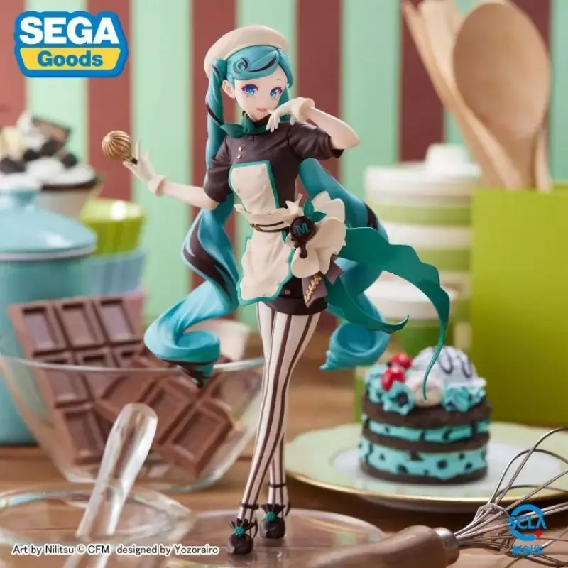 Original Hatsune Miku Figure Hatsune Miku Chocolate Pastry Chef Figure Collection Luminasta Series Ko Model Toy Gift - Image 6